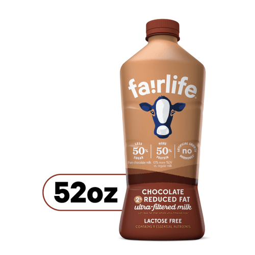fairlife 2% Chocolate Ultra-Filtered Milk, Lactose Free, 52 fl oz