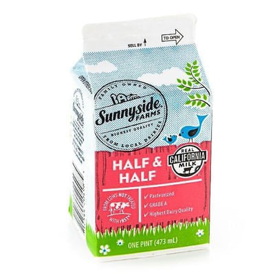 Sunnyside Farms Half & Half