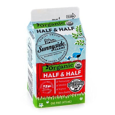Sunnyside Farms Organic Half & Half