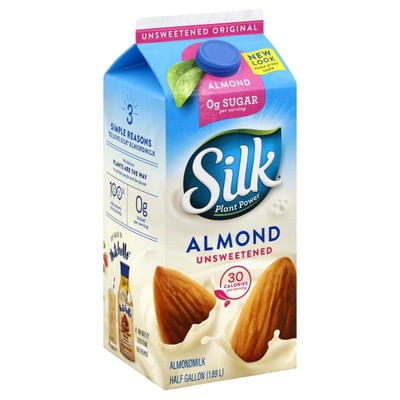 Silk Almondmilk, Original, Unsweetened