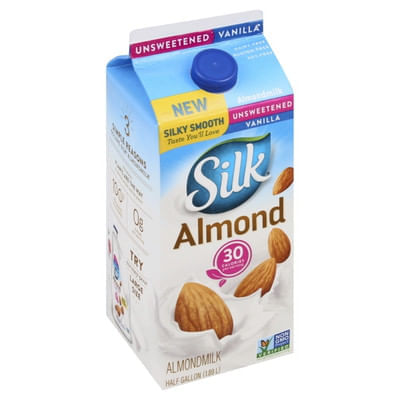 Silk Almondmilk, Unsweetened, Vanilla