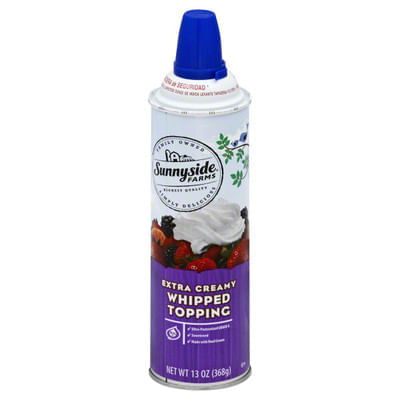 Sunnyside Farms Extra Creamy Whipped Topping Aerosol