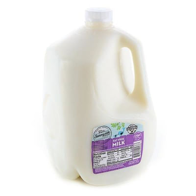 Sunnyside Farms Milk, Fat Free, 1 Gallon