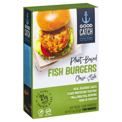 Good Catch Plant Based Fish Burgers
